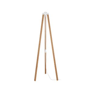 TRIPOD Μοντέρνο Επιδαπέδιο Φωτιστικό με Ντουί 1 x E27 AC 220-240V IP20 - Μπεζ - Μ38 x Π38 x Υ120cm