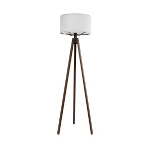 SAGA Μοντέρνο Επιδαπέδιο Φωτιστικό με Ντουί 1 x E27 AC 220-240V IP20 - Καφέ : Λευκό - Μ38 x Π38 x Υ140cm