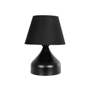 PYRAMID Μοντέρνο Επιτραπέζιο Φωτιστικό Πορτατίφ με Ντουί 1 x E27 AC 220-240V IP20 - Μαύρο - Μ22 x Π22 x Υ30cm