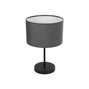 LARA Μοντέρνο Επιτραπέζιο Φωτιστικό Πορτατίφ με Ντουί 1 x E27 AC 220-240V IP20 - Μαύρο - Μ24 x Π24 x Υ36cm