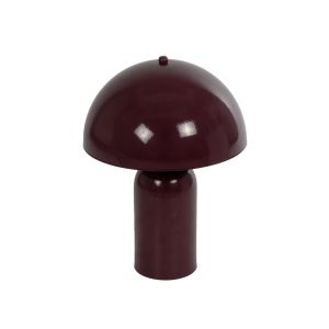 GASCO Μοντέρνο Επιτραπέζιο Φωτιστικό Πορτατίφ με Ντουί 1 x E27 AC 220-240V IP20 - Κόκκινο - Μ26 x Π26 x Υ35cm