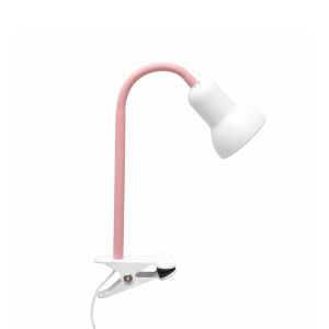 TAVOLO Παιδικό Επιτραπέζιο Φωτιστικό Πορτατίφ με Ντουί 1 x E14 AC 220-240V IP20 - Ροζ : Λευκό - Μ11 x Π9 x Υ35cm