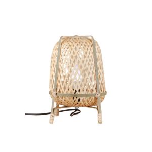 CESTINO Μοντέρνο Επιδαπέδιο Φωτιστικό με Ντουί 1 x E27 AC 220-240V IP20 - Μπεζ - Μ17 x Π17 x Υ23cm