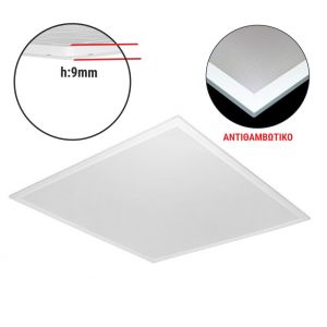 ΦΩΤΙΣΤΙΚΟ ΨΕΥΔΟΡΟΦΗΣ LED PANEL SLIM 60x60 40W 4000K UGR19 ΛΕΥΚΟ