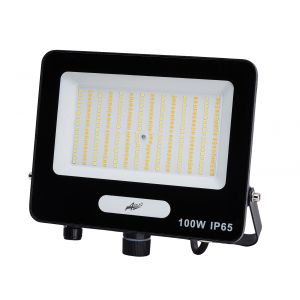 ΠΡΟΒΟΛΕΑΣ LED 100W 230V CCT ΚΑΙ ΓΙΑ ΑΝΙΧΝΕΥΤΗ ΚΙΝΗΣΗΣ IP65 ΜΑΥΡΟΣ