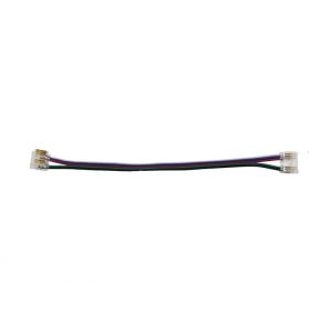 ΜΟΥΦΑ ΜΕ ΚΑΛΩΔΙΟ ΓΙΑ ΤΑΙΝΙA LED COB RGB+W 12mm