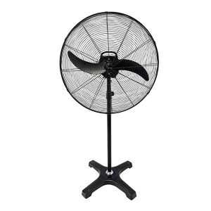 ΑΝΕΜΙΣΤΗΡΑΣ ΒΙΟΜΗΧΑΝΙΚΟΣ ΜΕΤΑΛΛΙΚΟΣ ΟΡΘΟΣΤΑΤΗΣ ΜΑΥΡΟΣ ΜΕ ΚΟΝΤΡΟΛ Φ66 115W DC ΜΟΤΕΡ