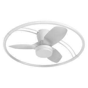 ΑΝΕΜΙΣΤΗΡΑΣ ΟΡΟΦΗΣ ΛΕΥΚΟΣ ΜΕ LED ΦΩΣ 60W ΚΑΙ ΚΟΝΤΡΟΛ Φ80 DC ΜΟΤΕΡ 20W