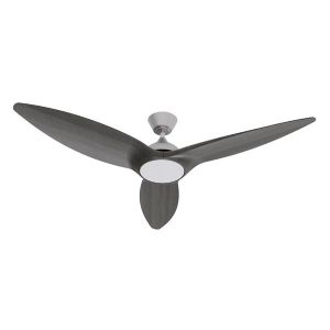 ΑΝΕΜΙΣΤΗΡΑΣ ΟΡΟΦΗΣ WIFI ΧΡΩΜΑ ΓΚΡΙ ΞΥΛΟΥ ΜΕ LED ΦΩΣ RGB ΚΑΙ ΚΟΝΤΡΟΛ Φ132 DC ΜΟΤΕΡ 35W