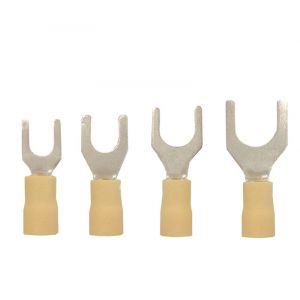 Ακροδέκτης Δίχαλο Μονωμένο Κίτρινο Φ5mm