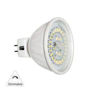 LED SMD MR16 ΚΕΡΑΜΙΚΟ 4W 12VAC/DC ΝΤΙΜΑΡ.100 ΨΥΧΡΟ