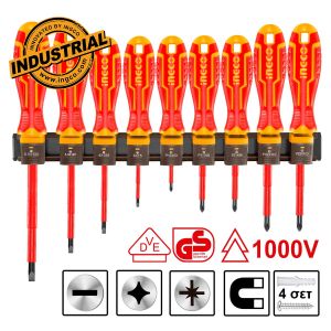 Κατσαβίδια Ηλεκτρολόγου VDE Σετ 9 τεμ.