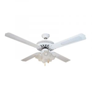 ΑΝΕΜΙΣΤΗΡΑΣ ΟΡΟΦΗΣ ΜΕ 4 ΦΩΤΑ ΛΕΥΚΟΣ 60W