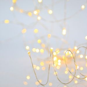 ΣΕΙΡΑ, 200 MINI LED, 4,5V ΜΕΤΑΣΧΗΜΑΤΙΣΤΗ, ΣΤΑΘΕΡΟ,  ΑΣΗΜΙ ΧΑΛΚΙΝΟ ΚΑΛΩΔΙΟ, ΘΕΡΜΟ ΛΕΥΚΟ, ΑΝΑ 10cm, ΠΡΟΕΚΤΑΣΗ ΠΑΡΟΧΗΣ 5m, ΙΡ44