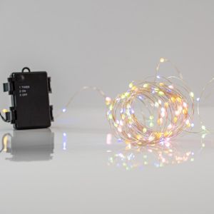 ΣΕΙΡΑ, 50 LED 5mm, ΜΠΑΤΑΡΙΑΣ 3xAA, 11 ΠΡΟΓΡΑΜΜΑΤΑ ΚΑΙ ΜΝΗΜΗ, ΧΡΟΝΟΔΙΑΚΟΠΤΗΣ, ΑΣΗΜΙ ΧΑΛΚΙΝΟ ΚΑΛΩΔΙΟ, ΧΡΩΜΑΤΙΣΤΟ OPAL ΚΑΙ ΘΕΡΜΟ ΛΕΥΚΟ LED ANA 10cm, ΠΡΟΕΚΤΑΣΗ ΠΑΡΟΧΗΣ 10cm, IP44