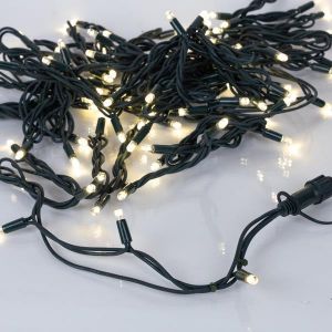 ΣΕΙΡΑ, 100 LED 5mm ΜΕ ΚΑΠΑΚΙΑ, 230V, 3 ΕΠΕΚΤΑΣΕΙΣ ΕΩΣ 20 ΣΕΤ, ΠΡΑΣΙΝΟ ΚΑΟΥΤΣΟΥΚ ΚΑΛΩΔΙΟ, DAYLIGHT LED, ΑΝΑ 10cm, ΠΡΟΕΚΤΑΣΗ ΠΑΡΟΧΗΣ 1,5m, ΙΡ67