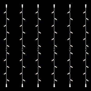 ΣΕΙΡΑ, DIY, 30LED, ΛΕΥΚΟ ΚΑΛΩΔΙΟ ΚΑΟΥΤΣΟΥΚ, ΜΕ ΕΠΕΚΤΑΣΗ, 2 ΚΟΝΕΚΤΟΡΕΣ, ΘΕΡΜO ΛΕΥΚO LED, ΑΝΑ 10cm, ΣΕΤ 6ΤΜΧ, ΙΡ65