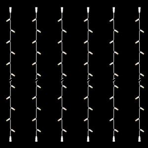 ΣΕΙΡΑ, DIY, 30LED, ΛΕΥΚΟ ΚΑΛΩΔΙΟ ΚΑΟΥΤΣΟΥΚ, ΜΕ ΕΠΕΚΤΑΣΗ, 2 ΚΟΝΕΚΤΟΡΕΣ, ΘΕΡΜO ΛΕΥΚO LED, ΑΝΑ 10cm, ΣΕΤ 6ΤΜΧ, ΙΡ65