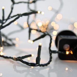 ΣΕΙΡΑ, 180 LED 3mm, 31V ΜΕΤΑΣΧΗΜΑΤΙΣΤΗ, 8 ΠΡΟΓΡΑΜΜΑΤΑ ΚΑΙ ΜΝΗΜΗ, ΠΡΑΣΙΝΟ PVC ΚΑΛΩΔΙΟ, ΘΕΡΜΟ ΛΕΥΚΟ LED, ΑΝΑ 5cm, ΠΡΟΕΚΤΑΣΗ ΠΑΡΟΧΗΣ 3m, ΙΡ44