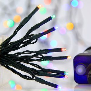 ΣΕΙΡΑ, 240 LED 3mm, 31V ΜΕΤΑΣΧΗΜΑΤΙΣΤΗ, 8 ΠΡΟΓΡΑΜΜΑΤΑ ΚΑΙ ΜΝΗΜΗ, ΠΡΑΣΙΝΟ PVC ΚΑΛΩΔΙΟ, ΧΡΩΜΑΤΙΣΤΟ LED ΑΝΑ 5cm,  ΠΡΟΕΚΤΑΣΗ ΠΑΡΟΧΗΣ 3m, ΙΡ44