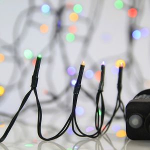 ΣΕΙΡΑ, 400 LED 3mm, 31V ΜΕΤΑΣΧΗΜΑΤΙΣΤΗ, 8 ΠΡΟΓΡΑΜΜΑΤΑ ΚΑΙ ΜΝΗΜΗ, ΠΡΑΣΙΝΟ PVC ΚΑΛΩΔΙΟ, ΧΡΩΜΑΤΙΣΤΟ LED ΑΝΑ 5cm, ΠΡΟΕΚΤΑΣΗ ΠΑΡΟΧΗΣ 3m, ΙΡ44