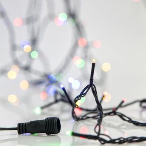 ΣΕΙΡΑ, 300 LED 3mm, 31V ΜΕΤΑΣΧΗΜΑΤΙΣΤΗ, 4 ΕΠΕΚΤΑΣΕΙΣ ΜΕΧΡΙ 3 ΣET, ΠΡΑΣΙΝΟ PVC ΚΑΛΩΔΙΟ, ΠΟΛΥΧΡΩΜΟ LED, ΑΝΑ 10cm, ΠΡΟΕΚΤΑΣΗ ΠΑΡΟΧΗΣ 3m, IP44