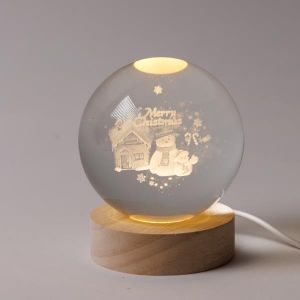 ΦΩΤΙΖΟΜΕΝΗ ΜΠΑΛΑ 8cm, ΧΡΙΣΤΟΥΓΕΝΝΙΑΤΙΚΗ ΣΧΕΔΙΟ, ΧΙΟΝΑΝΘΡΩΠΟΣ ME ΣΠΙΤΑΚΙ, USB, 6 ΘΕΡΜΑ ΛΕΥΚΑ SMD LED, BΑΣΗ 7cm, ΠΡΟΕΚΤΑΣΗ ΠΑΡΟΧΗΣ 70cm, IP20