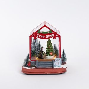 ΚΑΤΑΣΤΗΜΑ ΔΕΝΤΡΩΝ, ΜΕ ΦΩΣ ΚΑΙ ΚΙΝΗΣΗ, ΜΠΑΤΑΡΙΑΣ, 16.5x14.5x17.5cm