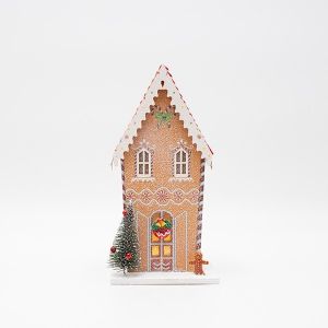 ΧΑΡΤΙΝΟ ΣΠΙΤΑΚΙ, ΜΠΕΖ ΜΕ ΜΠΙΣΚΟΤΟΥΛΗ, ΦΩΤΙΖΟΜΕΝΟ, 11x8.5x22cm