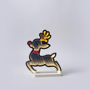 ΔΙΑΚΟΣΜΗΤΙΚΟ ΣΧΕΔΙΟ ΚΑΘΡΕΦΤΗΣ ΜΕ LED ΤΑΙΝΙΑ, 108 LED, ΕΛΑΦΙ 26x32cm, ΜΕΤΑΣΧΗΜΑΤΙΣΤΗ, ΧΡΩΜΑΤΙΣΤΟ LED, ΠΡΟΕΚΤΑΣΗ ΠΑΡΟΧΗΣ 3m, IP44