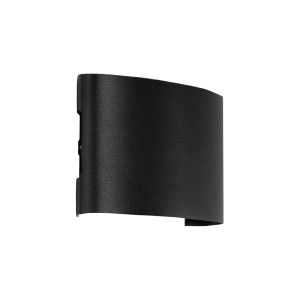 SIXOAD Μοντέρνο Φωτιστικό Τοίχου - Απλίκα LED 8W 1000lm 30° AC 220-240V Αδιάβροχο IP65 Θερμό Λευκό 2700K - CREE XPE Chip : TUV SUD Driver - Μαύρο Ματ - Μ12 x Π4 x Υ8cm - 5 Χρόνια Εγγύηση