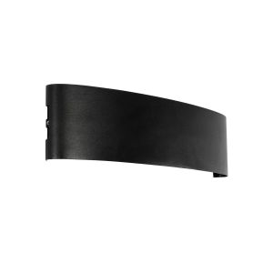 SIXOAD Μοντέρνο Φωτιστικό Τοίχου - Απλίκα LED 24W 3000lm 30° AC 220-240V Αδιάβροχο IP65 Θερμό Λευκό 2700K - CREE XPE Chip : TUV SUD Driver - Μαύρο Ματ - Μ32 x Π5.5 x Υ8cm - 5 Χρόνια Εγγύηση