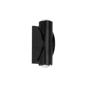 ARC Μοντέρνο Φωτιστικό Τοίχου - Απλίκα LED 4W 500lm 30° AC 220-240V Αδιάβροχο IP65 Θερμό Λευκό 2700K - CREE XPE Chip : TUV SUD Driver - Μαύρο Ματ - Μ3.5 x Π4.8 x Υ11.5cm - 5 Χρόνια Εγγύηση