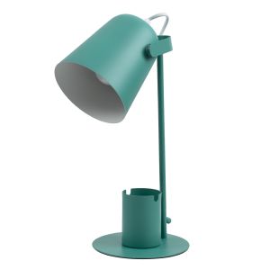 PENCASE Μοντέρνο Επιτραπέζιο Φωτιστικό Πορτατίφ με Ντουί 1 x E27 AC 220-240V IP20 - Πράσινο - Μ12 x Π15 x Υ38cm