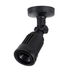 GRASEDO Βάση Κήπου με Ντουί E27 για Λάμπα Σποτ PAR38 - Αδιάβροχη IP67 - Υψηλής Αντοχής ABS - VDE Certified - Φ9.5 x Υ22cm - Μαύρο - 5 Years Warranty