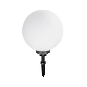 AGROS Φωτιστικό Κήπου / Καρφωτό με Ντουί 1 x E27 AC 220-240V Αδιάβροχο IP65 - Λευκό : Μάυρο - Μ40 x Π40 x Υ74cm