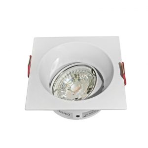 ΣΠΟΤ(WL-34090WH)MR16 ΑΛΟΥΜΙΝ.ΤΕΤΡΑΓΩΝΟ ΒΑΘΥ ΚΙΝΗΤΟ ΛΕΥΚΟ