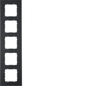 Berker B.7 Πλαίσιο 5 Θέσεων Ανθρακί