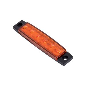 Πλευρικά Φώτα Όγκου Φορτηγών LED 6xSMD2835 DC 10-30V 1.5W 100lm IP66 Πορτοκαλί - Μ9.5 x W2 x H1.1cm