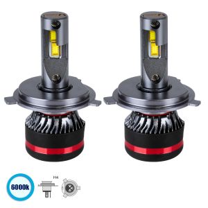 H4 HL Line KIT Βασικού Φωτισμού Αυτοκινήτου : Φορτηγού 3rd Generation Can-Bus Extreme Series LED CREE CXB COB 100W 24000lm DC 9-32V Αδιάβροχο IP67 Ψυχρό Λευκό 6000K