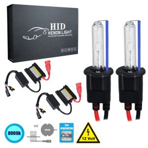 H3 CB Line KIT Βασικού Φωτισμού Αυτοκινήτου : Μοτοσυκλέτας 2nd Generation Can-Bus Series XENON 70W 6400lm DC 9-16V Αδιάβροχο IP65 Ψυχρό Λευκό 8000K
