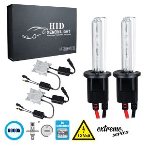 H1 XCB Line KIT Βασικού Φωτισμού Αυτοκινήτου : Μοτοσυκλέτας 3rd Generation Can-Bus Extreme Series XENON 110W 10350lm DC 9-16V Αδιάβροχο IP65 Ψυχρό Λευκό 6000K
