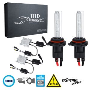 HB3 9005 XCB Line KIT Βασικού Φωτισμού Αυτοκινήτου : Μοτοσυκλέτας 3rd Generation Can-Bus Extreme Series XENON 110W 10350lm DC 9-16V Αδιάβροχο IP65 Ψυχρό Λευκό 6000K
