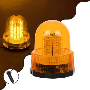 PRO Series Φάρος Σήμανσης Οχήματος Οδικής Βοήθείας για Αυτοκίνητα : Φορτηγά 6 Προγραμμάτων Φωτισμού STROBE LED 20W DC 10-30V Αδιάβροχος IP65 Πορτοκαλί