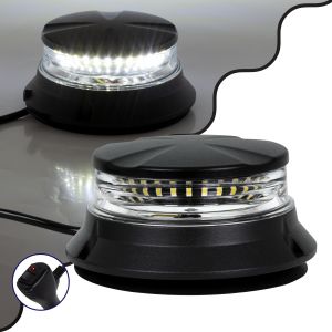 PRO Series Φάρος Σήμανσης Οχήματος Ασθενοφόρου για Αυτοκίνητα : Φορτηγά 6 Προγραμμάτων Φωτισμού STROBE LED SMD 3030 48W DC 10-30V Αδιάβροχος IP66 Ψυχρό Λευκό 6000K