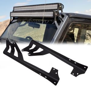 ΣΕΤ 2 Βάσεις Στήριξης για 2 Μπάρες LED για JEEP WRANGLER JK Μοντέλο από 2007 έως 2018