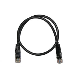 Καλώδιο Patch Cord Δικτύου 7x0.16mm UTP (Cat.6) 20μ Μαύρο