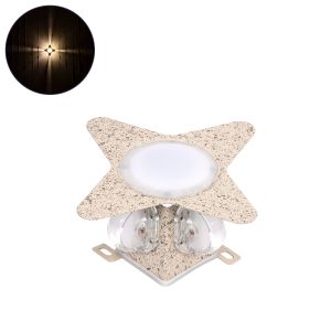 WALLLIGHT-CINA Μοντέρνο Φωτιστικό Τοίχου - Απλίκα LED 10W 1100lm 10° AC 220-240V Αδιάβροχο IP65 Θερμό Λευκό 2700K - CREE COB Chip : TUV SUD Driver - Μπεζ - Μ18.5 x Π18.5 x Υ8.5cm - 3 Χρόνια Εγγύηση