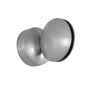 SEPTUM Μοντέρνο Φωτιστικό Τοίχου - Απλίκα LED 9W 1150lm 1° AC 220-240V IP44 Μπλε - CREE XPE Chip : TUV SUD Driver - Γκρι Ανθρακί Ματ - Μ12 x Π11 x Υ17cm - 5 Χρόνια Εγγύηση