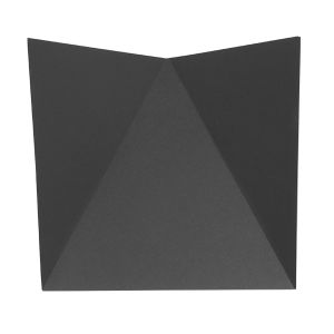 STEALTH Μοντέρνο Φωτιστικό Τοίχου - Απλίκα LED 10W 1200lm 60° AC 220-240V Αδιάβροχο IP65 Ψυχρό Λευκό 6000K - Bridgelux COB Chip : TUV SUD Driver - Γκρι Ανθρακί Ματ - Μ17 x Π7.5 x Υ17cm - 5 Χρόνια Εγγύηση